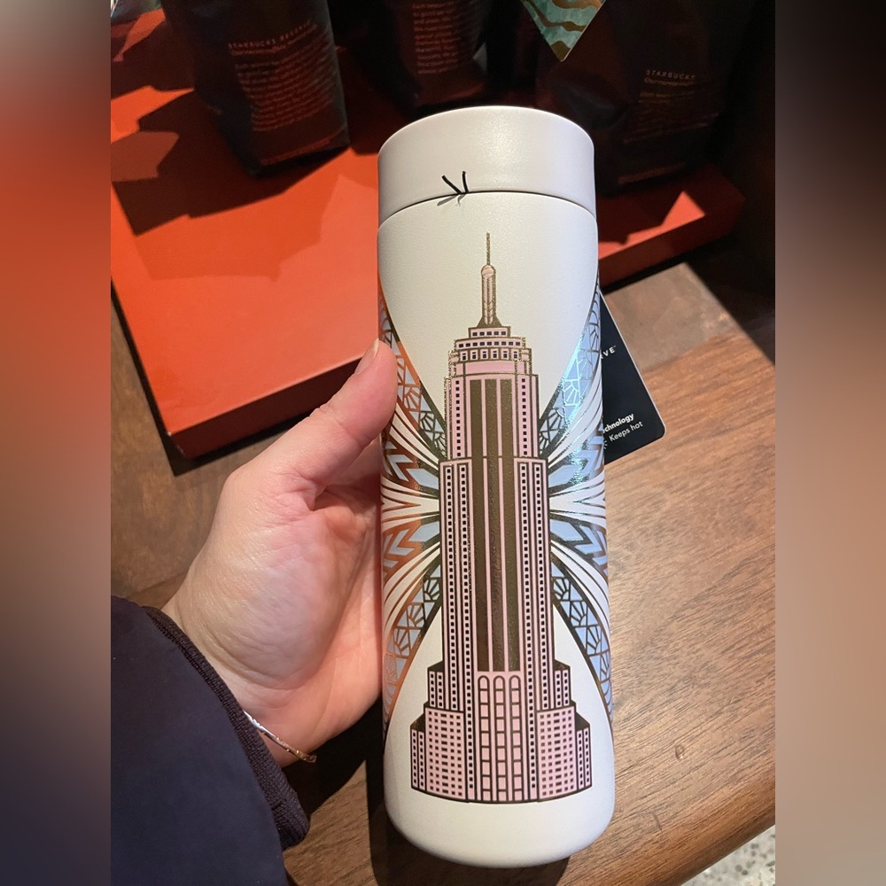 Miir x Starbucks Reserve Thermo tumbler Hot/Cold 16 oz Empire State Building NYC